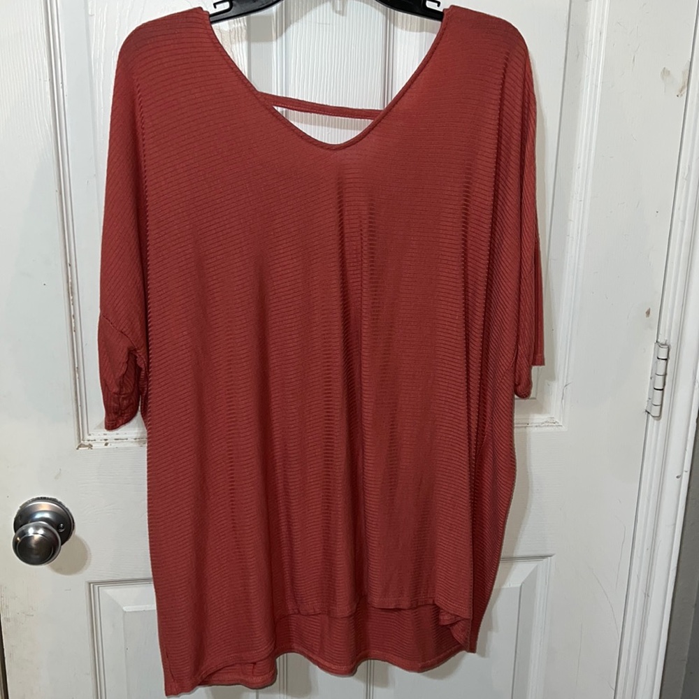 Long Flowy half sleeve shirt